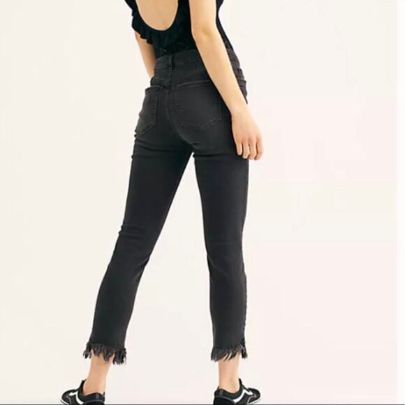 Free People Great Heights Frayed Skinny Jeans - Picture 2 of 12